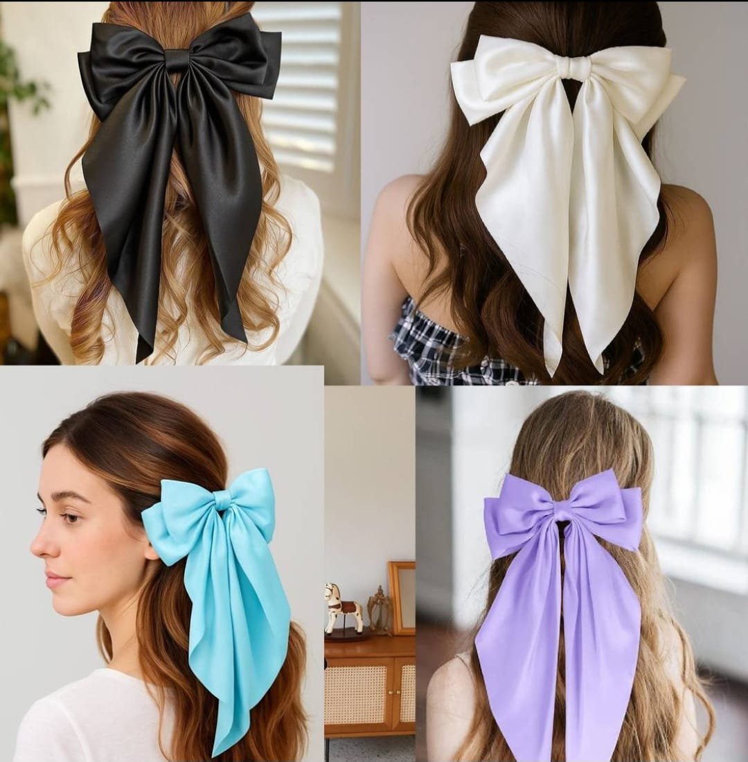 luxury Double layer hair bow 